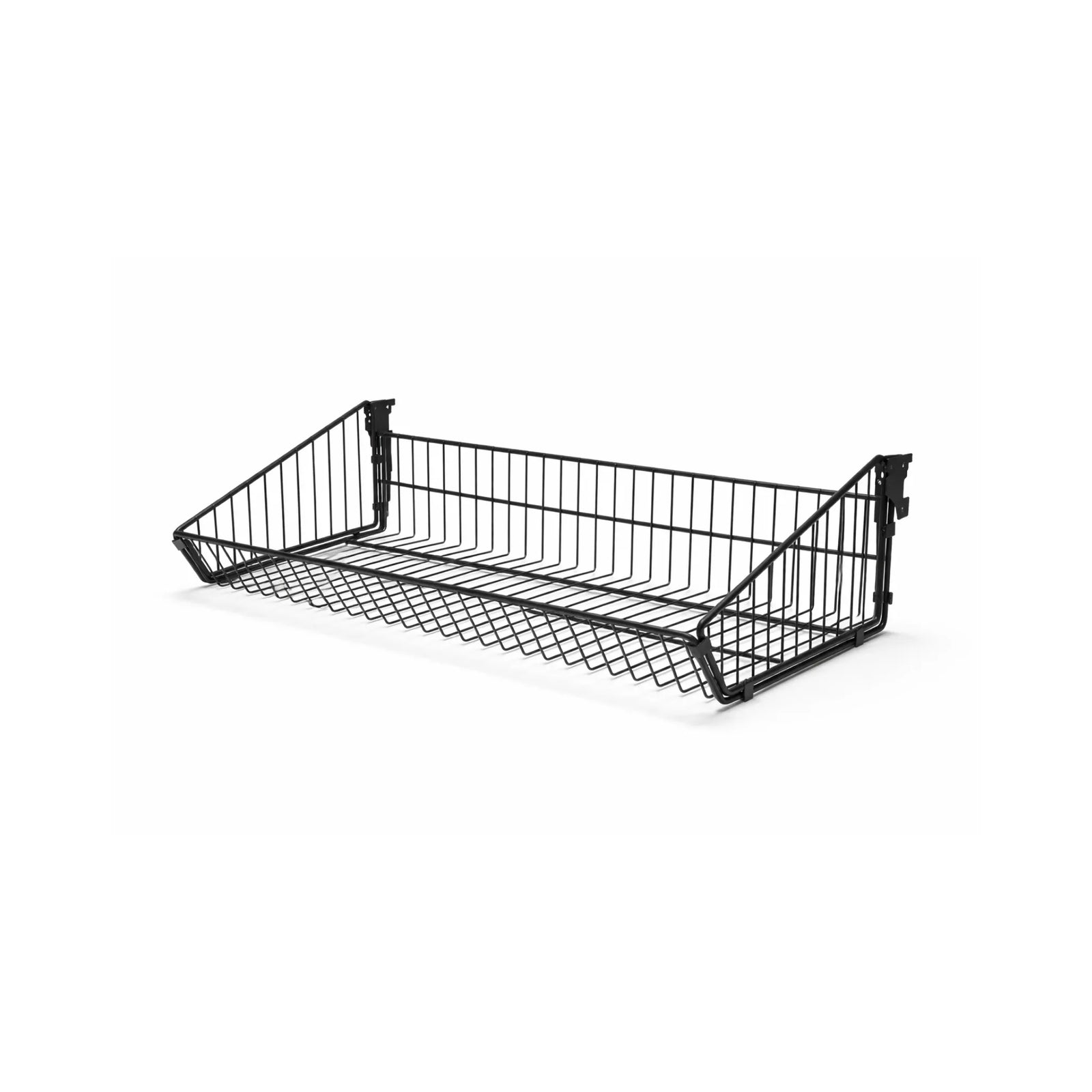 Metal storage basket